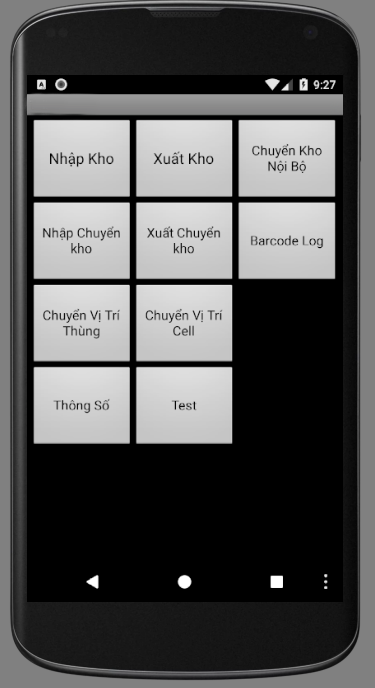 Ứng dụng quản lý kho hàng trên Android